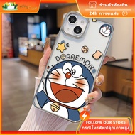 For iPhone11 13 Case Iphone 15 14 12 Pro MAX 15 7 8 Plus X XR XS Happy Doraemon Advanced Transparent