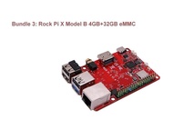 ROCK PI X Model B Win10 Intel Atom X5 Z8350 Single Board Computer ชิ้นส่วนอุปกรณ์อิเล็กทรอนิกส์สำหรั