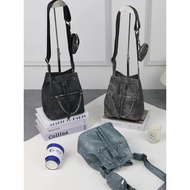 RACHEL SMITH Ariel Denim Bucket Bag