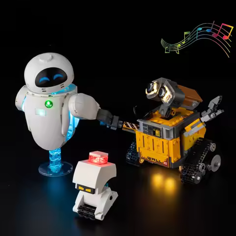 No Model Led Light Kit for WALL-E and EVE 43279 Building Blocks DIY Toys Sets Only Lighting Kit