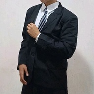 HITAM PRIA Formal Black Blazer Suit Men Blazer Graduation Blazer Men's Blazer Suit Formal Work Blaze