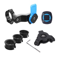 【New Arrivals】 Motorcycle Bike Phone Holder Shock Absorber Quad Lock MTB Handlebar Phone Stand ° Rot