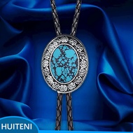 1/2/3/5 Bolo Tie for Men Ties with PU Leather Cord Stone Pendant Necklace Clothing Neckties Decorati