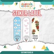 Custom F Label Stickers Free Template