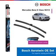 Bosch Aerotwin OE Wiper Set for Mercedes Benz E200 W213 (A243S) + Free Windshield Microfiber Cloth