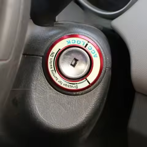 Luminous Car Ignition Switch Key Hole Ring Sticker for Chevrolet Cruze Aveo Lacetti Niva Spark Orlan