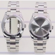 36mm/40mm Watch Case Sapphire Crystal Glass Presidential Bracelet For Seiko NH34 NH35 NH36 NH38 Miyo