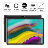 （2021-4G SIM LTE) oringnal NEW10.1 inch 4/128GB Android 10 Cash on delivery New Google tablet high-performance 3D game International version supports multi-language area Gift protector headset charger box平板電腦 爆爆王賽車 傳說對決 籃球 吃雞