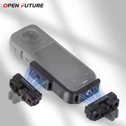 For Insta360 X5/X4 Magnetic Foldable Mount Adapter L-shaped Horizontal Vertical Quick Release Mount 