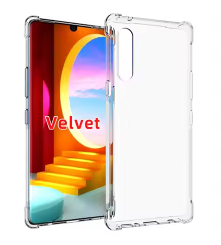 Soft Silicone Black CaseFor LG Velvet 5G 2020 6.8" LM-G900N LM-G900 LM-G900EM TPU Bumper Case For LG