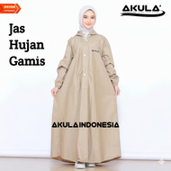 GAMIS JAS HUJAN WANITA BAHAN PREMIUM PVC 0RIGINAL BY AKULA