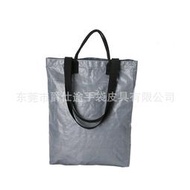 時尚新款PE編織單肩包 防水複合材料手提包 超輕便攜淋膜購物袋