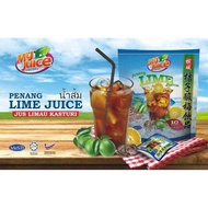😋My Juice [HALAL] Penang Lime Juice Limau Kasturi / 桔子酸梅饮品 / Penang932 (10 sachets X 55G)