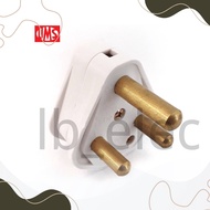 UMS 15A Unfused Plug Top 3 Pin Round (SIRIM)