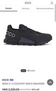 Ecco男裝鞋