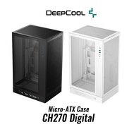 Express Delivery CASE DEEPCOOL M-ATX CH270 DIGITAL BLACK/WHITE