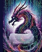 Dragon and Binary Code Composition Notebook: Fantasy Adventure Meets Technology, for Dragon Lovers,