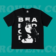 ROWEN.CO | BEABADOOBEE FACE FONT SHIRT | VINTAGE Y2K STYLE BLACK OVERSIZE T-SHIRT | MEN WOMEN ADULT 