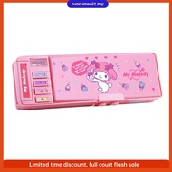 DAPHNE-HOME Pencil , Double Layer Double Password Lock Mechanism Pencil Box, Astronaut Design Plasti