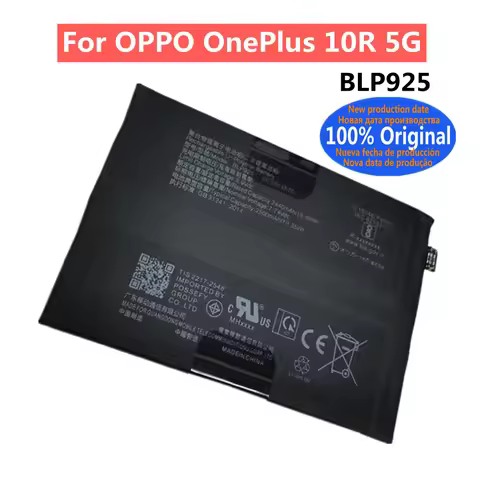 5000mAh High Quality Original Battery BLP925 For OnePlus 10R / Nord 3 Nord3 5G Mobile Phone Batterie