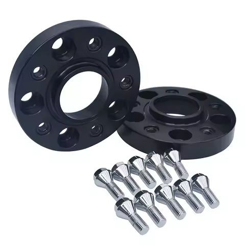 Car Wheel Spacer Adapter 20mm 5x112-66.6 Centre Hub Suit with 10pcs14X1.25 Lug Nuts for BMW G30 G42