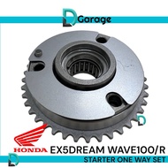 EX5 NEW EX5DREAM WAVE100 WAVE100R STARTER ONE WAY SET KRISS100 CT100 MR1 BONUS110 EBONUS