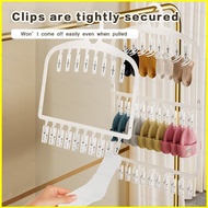 B4 18/28pcs Multi cliphanging sock drying rack plastic bra household underwear Baby clothesdrying ra