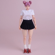 1/12 Machine Girl Short-Sleeved T-Shirt Overalls Long Pants Snail Shell Muco T20 cm figma Clothing