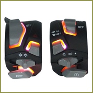 ❏ ▪ ▥ Domino Handlebar Switch Set with LED Light Universal Premium Quality Original Firefly Motorcy