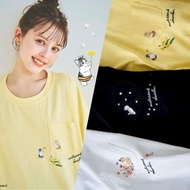 日本代購🇯🇵 Dazzlin x Mofusand 貓咪口袋短袖Tee T恤 Oversized Cat Pocket T-shirt