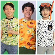 Afrakids Children's T-Shirt Pattern Sholeh Size S For 2-4 Years Old Boys Sholeh Code AF296 AF300 AF2