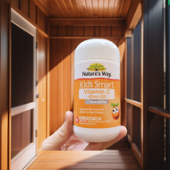 VIÊN NHAI NATURE WAY KIDS SMART VITAMIN C + ZINC + D3 75 Viên Cho Trẻ Em