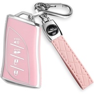 For Lexus Key Fob Cover Fit for 4 Buttons TPU Full Cover for Lexus ES350 ES300h UX200 LS500 LS500H L