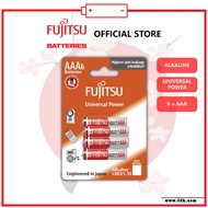 Fujitsu Alkaline Battery Universal Power AAA (6 Cells) - LR03(6B)FU-A/W-F1