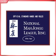 {halfa}  Mahjong Rule Book Mahjong Game Card 2024 Mahjong Score Card Set Official National Mahjong League Hands Rules Mah Jongg Paper Scorecard 1/4pcs Pack