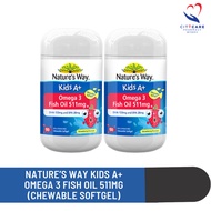 Nature's Way Kids A+ Omega 3 Fish Oil 511mg