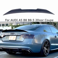 FOR AUDI A5 B8 B8.5 2Door Coupe PSM/M4/R/S/V/BLE Style Carbon Fiber Rear Spoiler Trunk Wing 2009-201