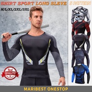 Long Sleeve Sport Shirt Men Sport Wear Man Fitness Shirt Men Running Shirt Men Gym Shirt Men Baju Su