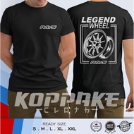 Rim T-Shirt RAYS CE28 Legend Wheels Automotive Clothing