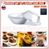 D&amp;S 7cm Aluminium Alloy Chwee Kueh Mold Egg Tart Mold Tartlet Tin Pan Fruit Tart Pudding Mold铝合金 水糕模 蛋挞模 水果塔模杯子蛋糕