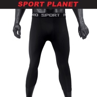 Sport Planet Men DryFit 3/4 Cropped Compression Tracksuit Pant (COMPRESSION25/NZ9001-3/4BK) Sport Pl