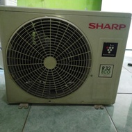 ac outdoor Sharp 1pk Freon R32