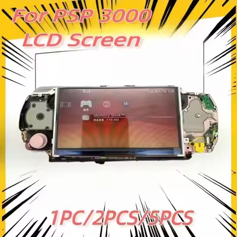 For PSP 3000 Lamination LCD Screen IPS LCD 1PC/2PCS/5PCS For PSP 3000 HD Screen High Resolution Disp