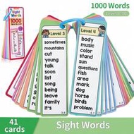 1000 English Sight Words Flashcards 41cards Dolch Sight Word Reading Games Learning Flashcards Homes