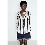 76324 - White Stripe (XS,S,M,L) - Blouse