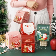 1pcs Creative Portable Christmas Xmas Apple Box Gift Box Candy Packaging Box Candy Souvenir Christmas Gift Box