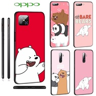 OPPO Reno 5 4 3 ACE 10X 2Z 2F 2 Z Pro Casing phone Soft Case LU117 We Bare Bears Pink