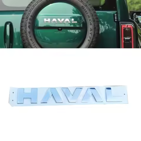 Front Car Logo Letter For GWM Haval Dargo Haval H6 H7 Dargo Trunk Lid Emblem Rear Emblem Car Accesso