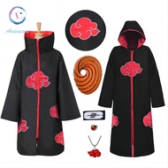 Naruto Costume Akatsuki Cloak Cosplay costume Cosplay Sasuke Uchiha Cape Cosplay Itachi Clothing