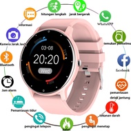 LIGE Asli Jam Tangan Pintar Wanita Olahraga Kebugaran IP67 Anti Air Jam Pria Android iOS SmartWatch